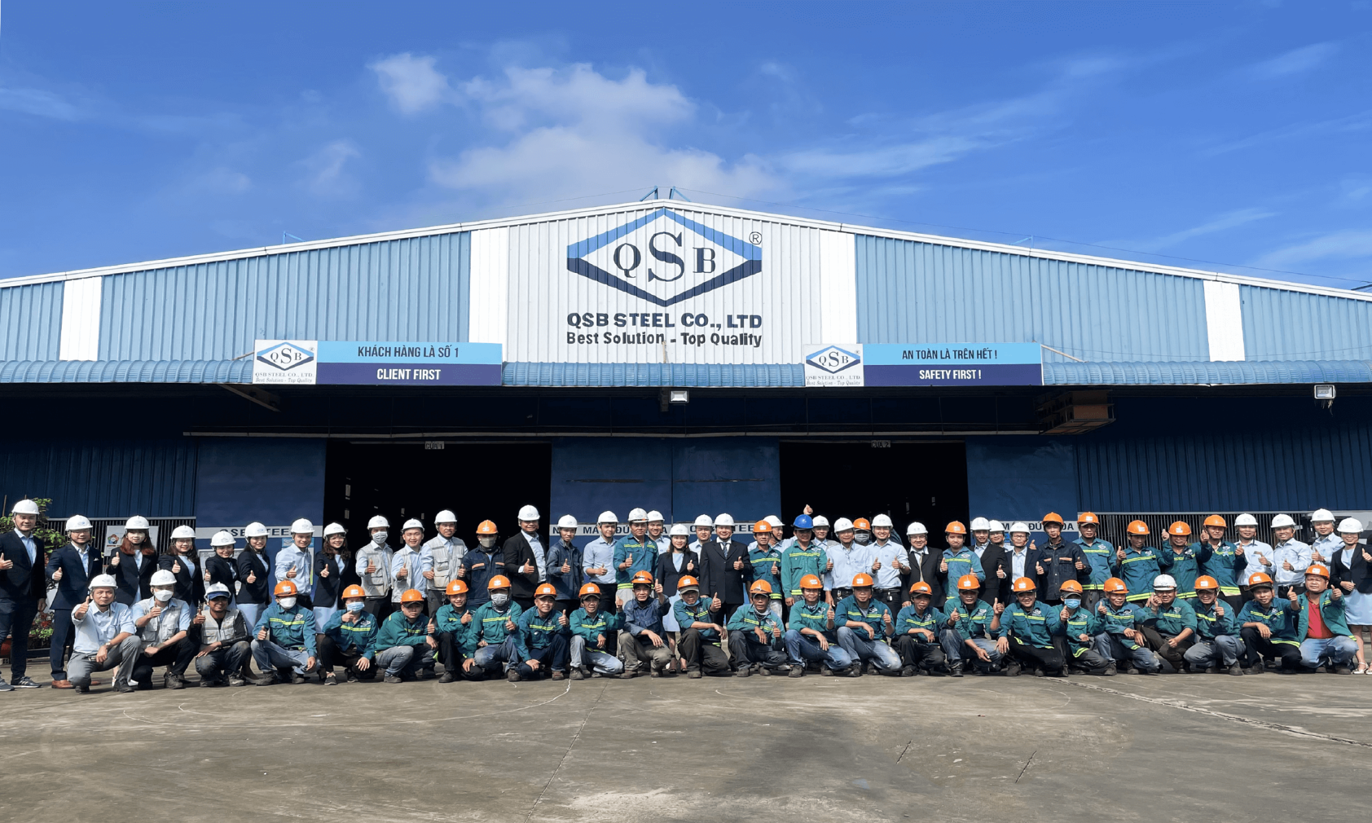 QSB Steel là doanh nghiệp hàng đầu về lĩnh vực thép