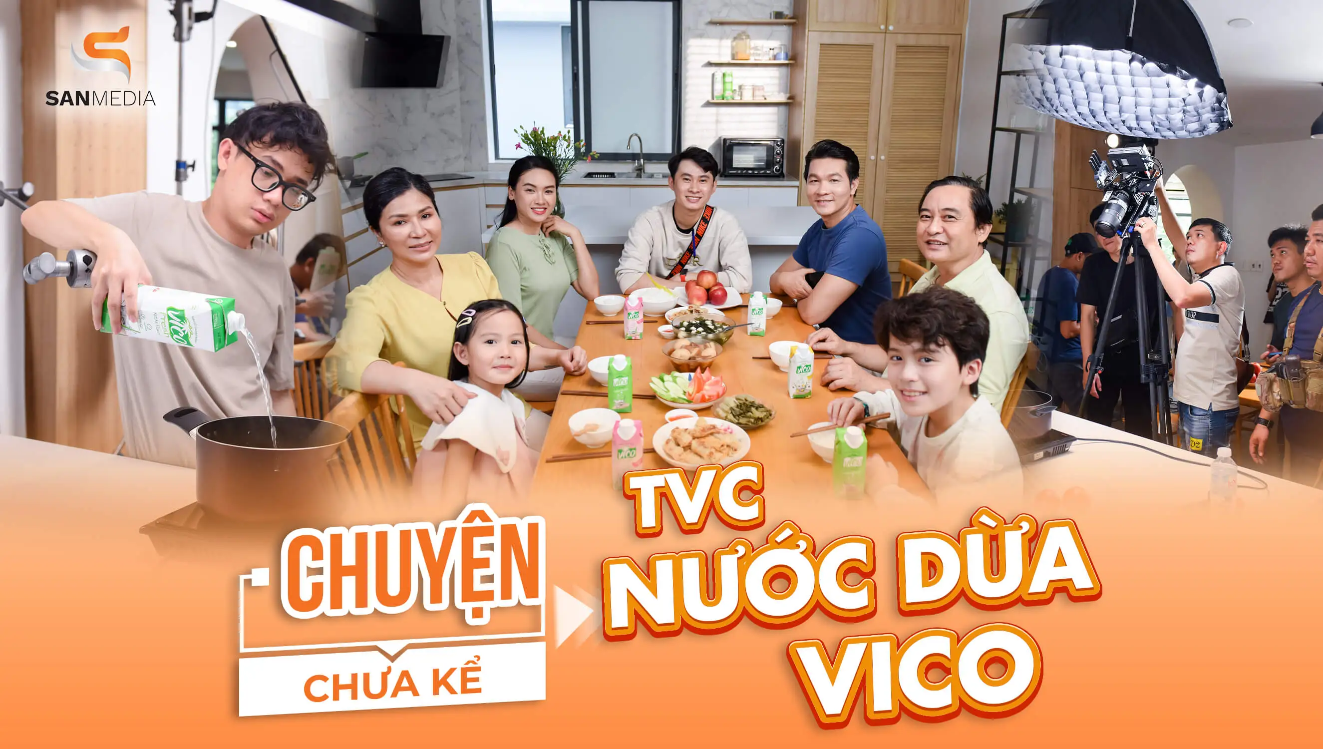 Hậu trường sản xuất TVC Vico Fresh