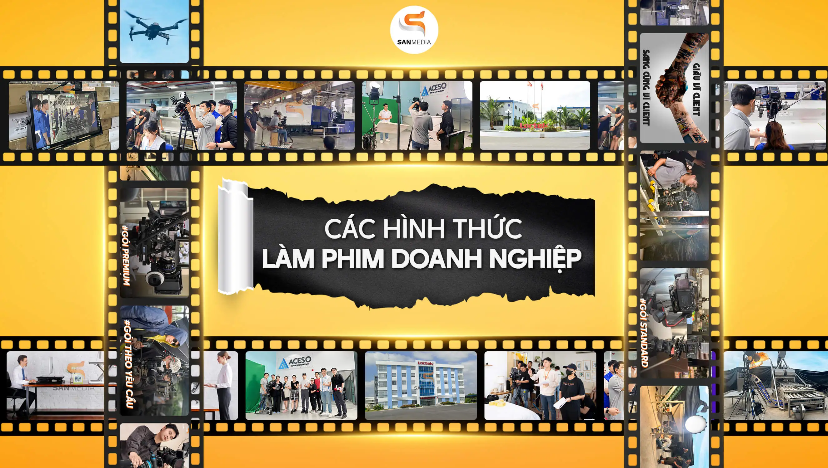 Các hình thức làm phim doanh nghiệp phổ biến hiện nay