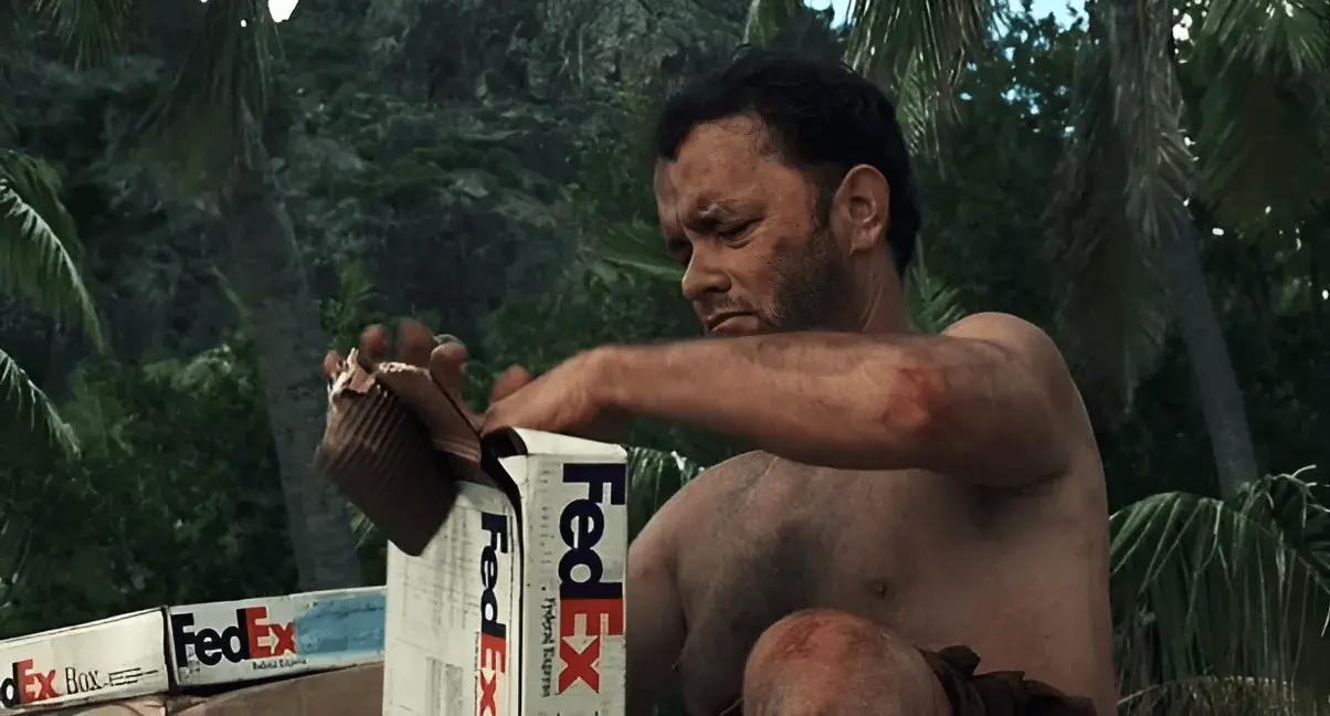 Fedex xuất hiện trong Cast Away