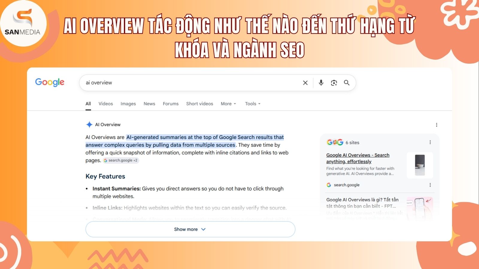 AI Overview Tác Động Như Thế Nào Đến Thứ Hạng Từ Khóa Và Ngành SEO