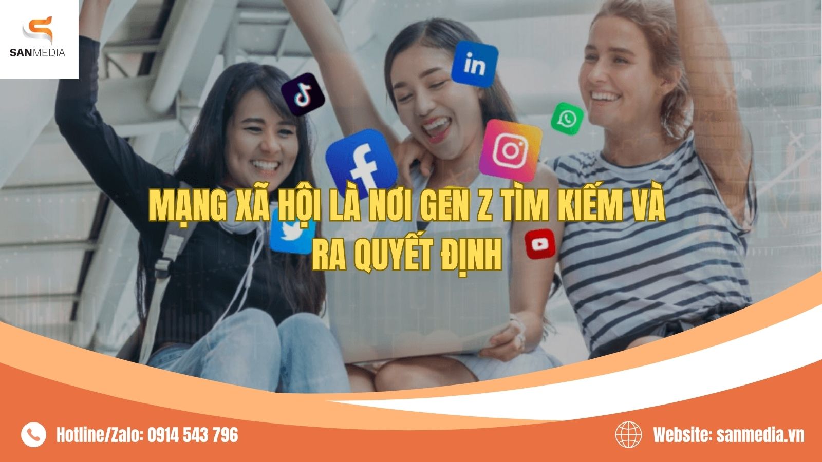 Mạng Xã Hội Là Nơi Gen Z Tìm Kiếm Và Ra Quyết Định
