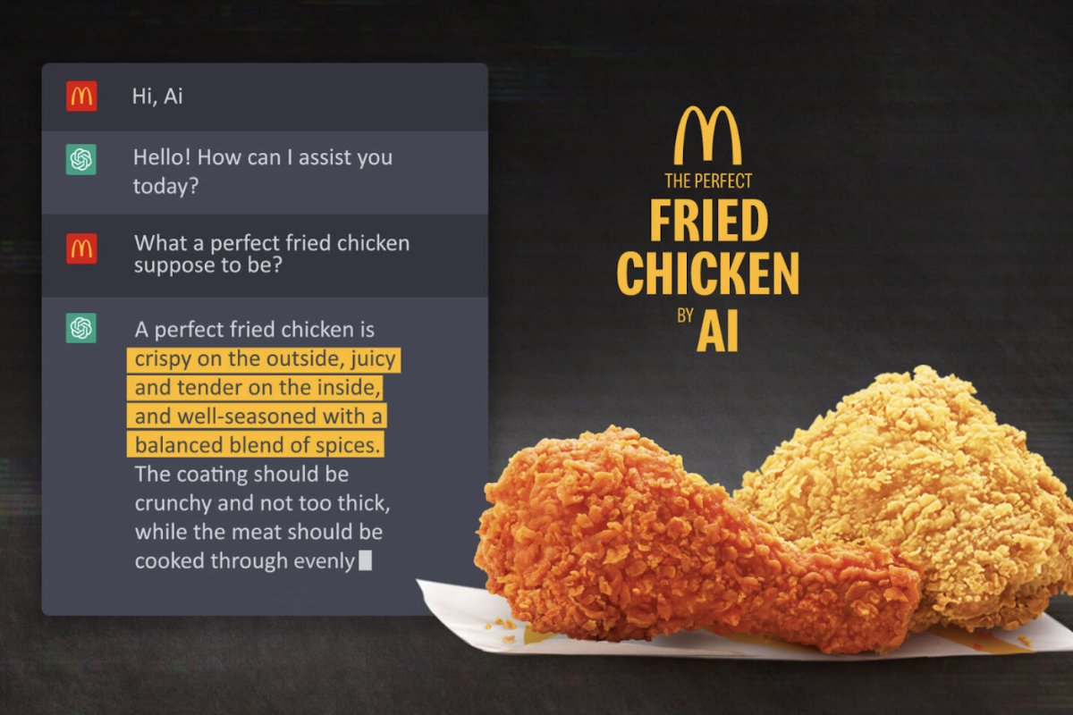 McDonald's ứng dụng ChatGPT tạo chiến dịch quảng cáo