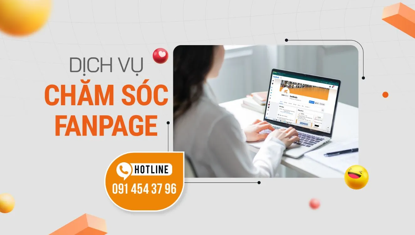 Dịch vụ chăm sóc Fanpage Facebook chuyên nghiệp trọn gói