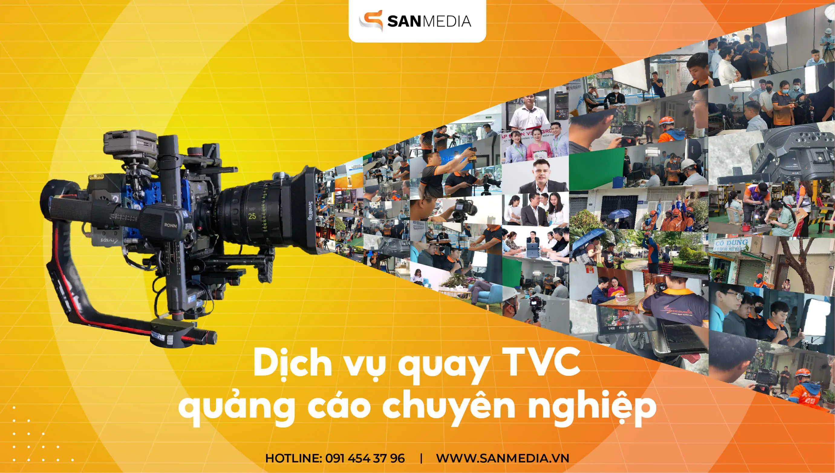 Dịch vụ quay TVC quảng cáo chuyên nghiệp - SanMedia 