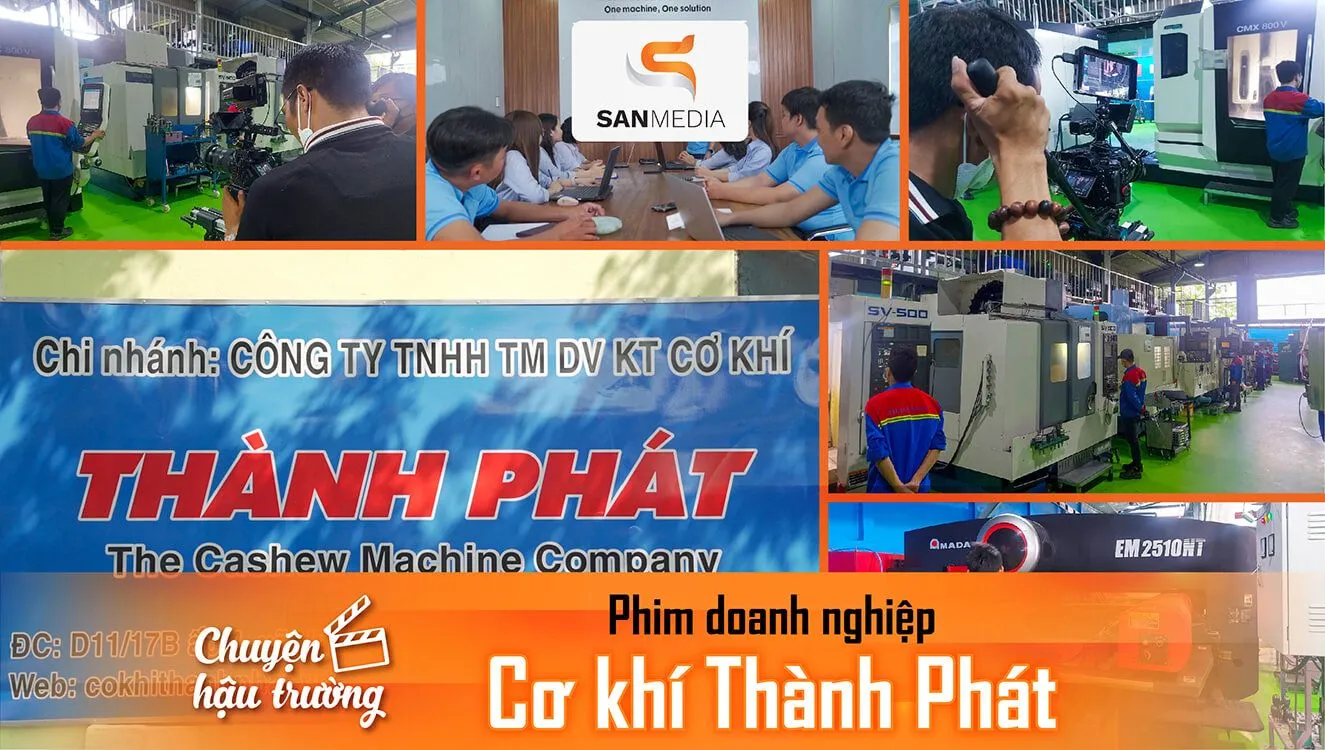 “Đột nhập” hậu trường quay phim doanh nghiệp - Cơ khí thành phát