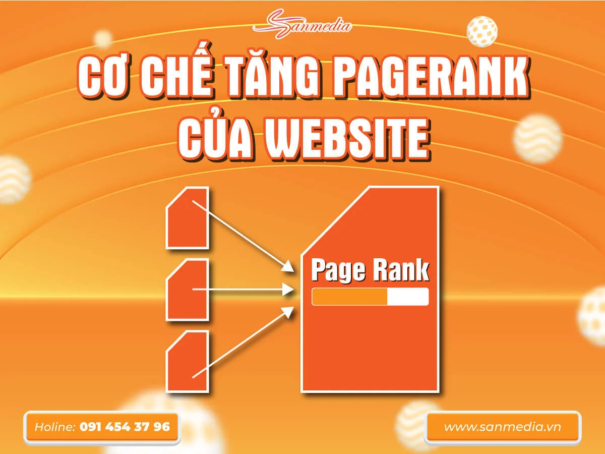 Trang web sẽ nhận được PageRank khi các trang khác dẫn link về nó 