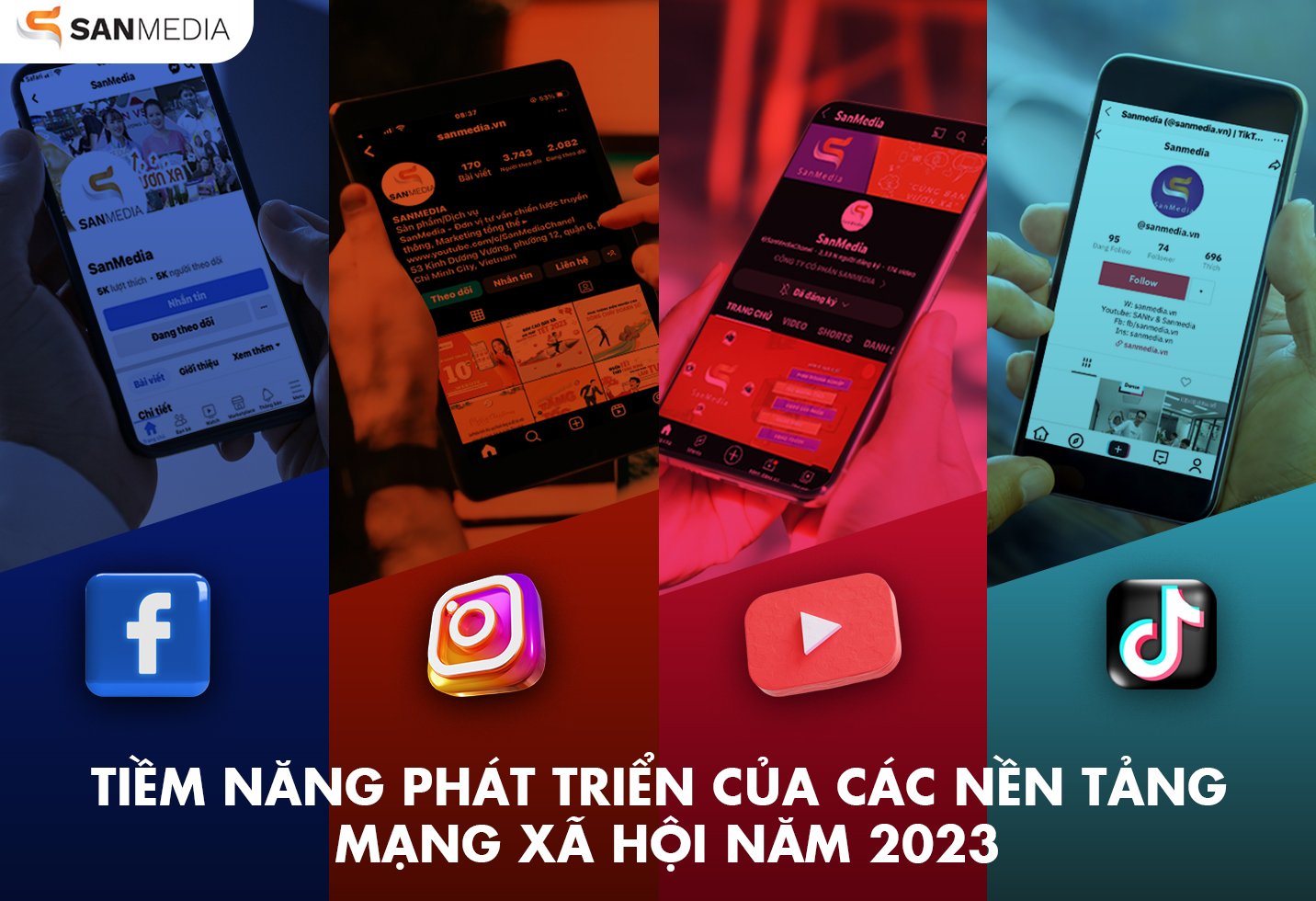 Xu hướng của các nền tảng mạng xã hội trong năm 2023