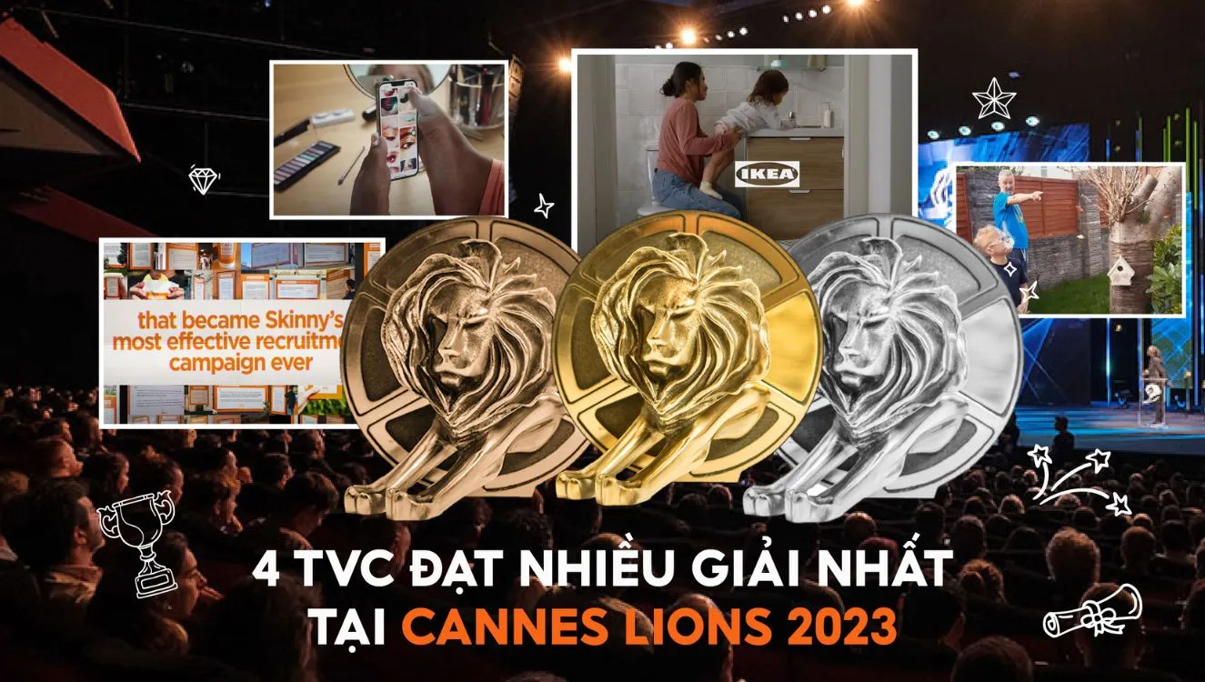 4 chiến dịch TVC quảng cáo đạt nhiều giải thưởng nhất tại Cannes Lions 2023